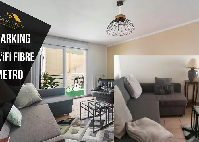Nice Apartment With Parking Balcon Casa Lyon